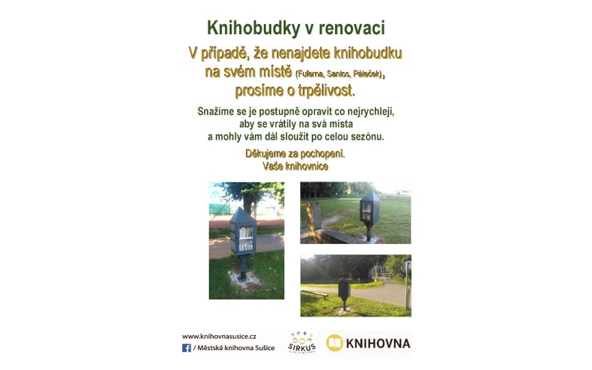 Knihobudky v renovaci