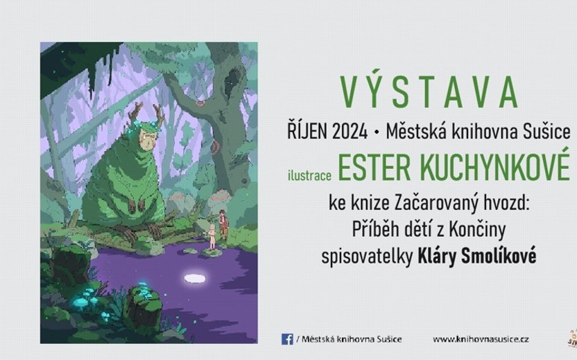 říjen: Výstava ilustrací Ester Kuchynkové